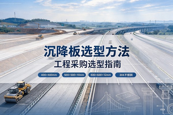 宜城沉降板选择方法