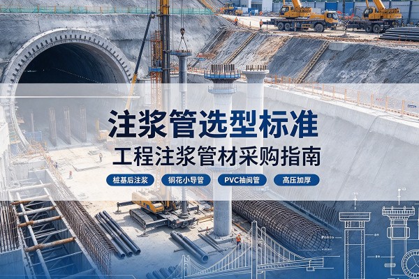 宜城注浆管选型标准