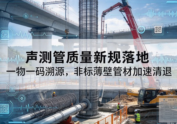 宜城声测管质量新规落地，一物一码溯源，非标薄壁管材加速清退